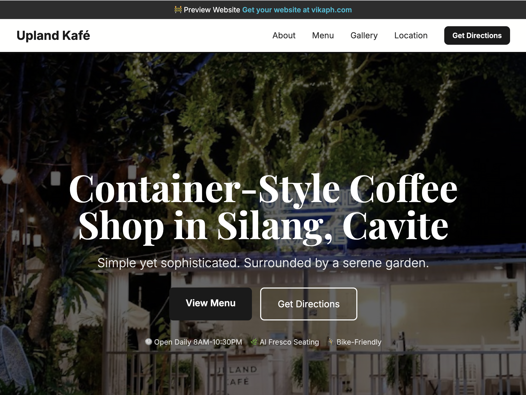 Upland Kafe Silang Desktop